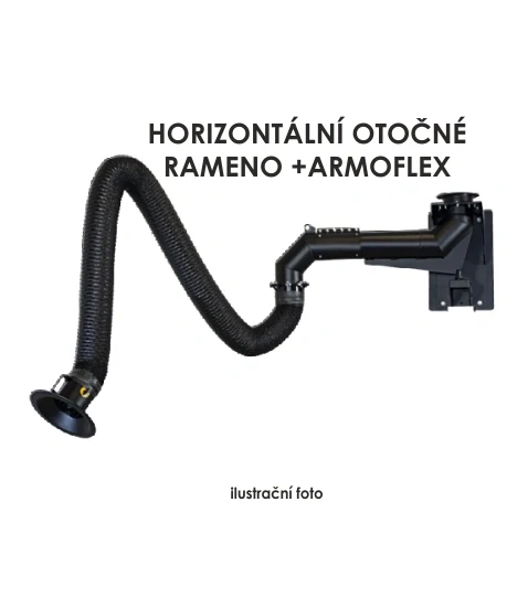 Horizontální otočné rameno wall